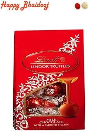 Bhaidooj bhaubeej Chocolates - Lindor Chocolates with Roli Tika