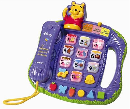 Vtech - Jouet 1er �ge- Eveil - Winnie l'Ourson - Le T�l�phone �ducatif