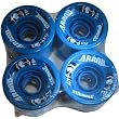 Arbor 4-Set Freeride Series Skateboard Wheels - Blue