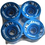 Arbor 4-Set Freeride Series Skateboard Wheels - Blue