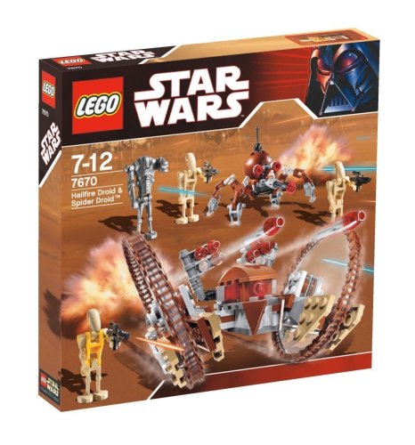 Childrens Toyshop  Toys : LEGO Star Wars 7670: Hailfire Droid & Spider Droid