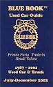 Kelley Blue Book Used Car Guide 10 Copy Prepak: Private Party, Trade-In, Retail Values, 1987-2001 Used Car and Truck, July-December 2002