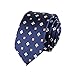 Mens Fashion Polyster Skinny Neck ties and Bowtie Pocket Square 3pcs Set for Gifts