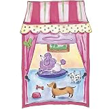Purple Poodle & Dachshund Pet Shop Window Mural
