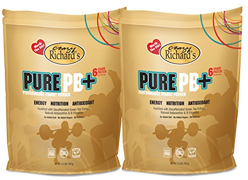Crazy Richard's PURE PB PLUS (2 Pack) - 2 Pound Resealable Pouch