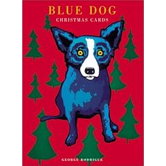Wrap Me Up for Christmas: Blue Dog Christmas Cards (15 Cards)