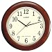 Kitchen & Housewares : La Crosse Technology WT-3122A 12 1/2-Inch Wood Atomic Analog Clock