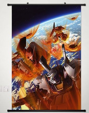 Wall Scroll Poster Fabric Painting For Anime Mobile Suit Gundam 00 030 L