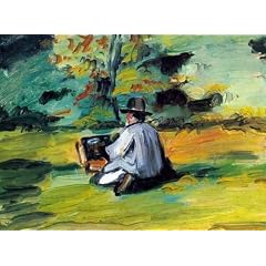 A3 Fine Art Box Canvas 30x42 Painter at Work Cezanne