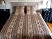 Beautiful French all over quilted floral quilt with matching shams
