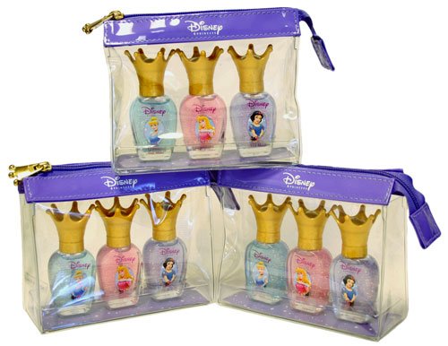 3 for 1 Price - Disney Princess Gilmmer Nail Shine Set - Snow White, Sleeping Beauty, Cinderella