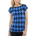 GO International&reg; Sleeveless Graphic Tee Shirt - Ebony/Blue