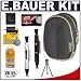 Eddie Bauer Hard Shell Compact Digital Camera Case + Lenspen Digi-Klear Cleaning System + Tripod + Accessory Kit for Nikon Coolpix, Canon Powershot, Pentax Optio, Olympus Stylus, Fuji Finepix, Kodak Easyshare, Casio, Samsung and Sony Cyber-Shot Digital Cameras Image