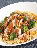 Home Bistro Pork Rice Bowl with Asian-Style Barbecue Sauce