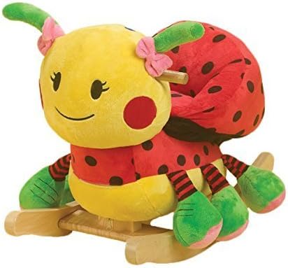 Rockabye Lulu Ladybug Rocker, Blue by Rockabye
