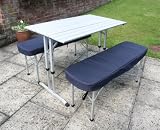 Camping Table / Picnic Table with Two Padded Benches