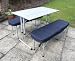 Outdoor Living : Camping Table / Picnic Table with Two Padded Benches