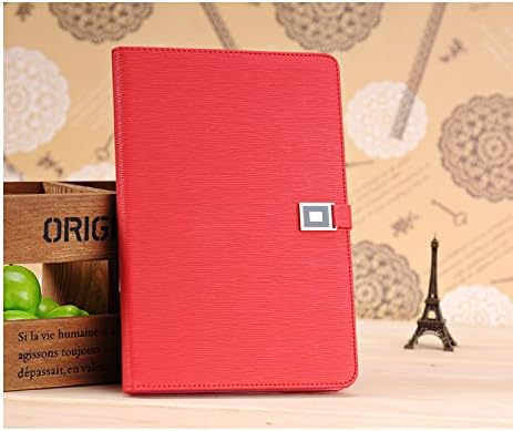 Leather Case for ipad mini,Candywe ipad mini leather,ipad mini case cover,ipad mini cases,ipad mini leather case,Toothpick Grain Flip Book Style Design Leather case cover For iPad Mini by Canica Red