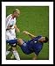 Accessories 2006 World Cup - Zinedine Zidane Headbutting Marco Materazzi - Framed 8x10 Photograph Image