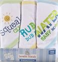 Luvable Friends 3-Pack Embroidered Sayings Hooded Towels - Colors May Vary