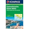 Dalmatinische K�ste Blatt 02. 1 : 100 000: Wanderkarte mit Radrouten. GPS-genau