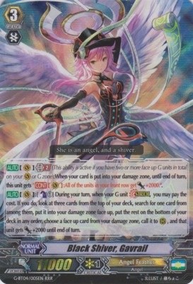 Cardfight!! Vanguard TCG - Black Shiver, Gavriel (G-BT04/005EN) - G Booster Set 4: Soul Strike Against The Supreme