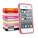 Celicious 10 x Colourful Gel Bumper Case Bundle for Apple iPhone 4S / iPhone 4