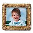 Gold Magnet Frame for Personal Photographs (2-3/4" x 2-1/2", landscape version) - comes with pop-out easel