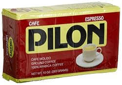 Pilon Espresso 100 % Arabica Coffee, 10-Ounce Bricks (Pack of 4)