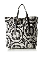 Purple Jam Bolso asa de mano (Negro / Blanco)