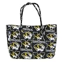 Mizzou University of Missouri Logo Tigers Handbag Purse Fabric Hand Bag Purse Unique Christmas Gift Ideas For Her Ladies Women Girls Students Graduation Alumni or Fans Travelers and Animal Lovers