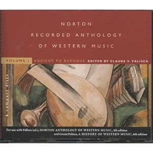 Norton Recorded Anthology Of Western Music 3