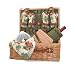 Sonoma picnic WIllow suitcase w/wine  cheese for 4