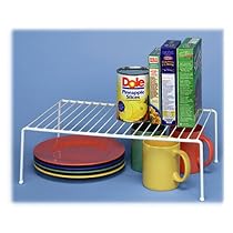 Cabinet Organizer - Wire Shelf (White) (16 1/2"W x 10"D x 5 1/4"H)