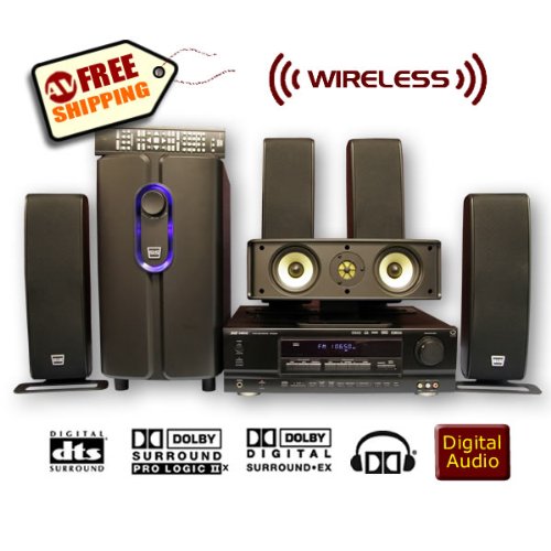 Best Selling price 5.1 Wireless SLS Q-line Gold 650w Surround Sound Home Theater