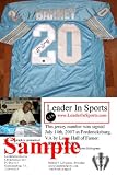 Lem Barney Signed Jersey - Detroit Lions