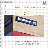 cover of Beethoven: Mondschein & Pastorale - Sonatas Op 26, 27 & 28 (Complete Works for Solo Piano Vol 4) /Brautigam