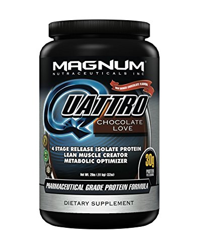 Magnum Nutraceuticals Quattro Supplement, Chocolate Love, 2 Pound