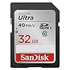SanDisk Ultra 32GB Class 10 SDHC Memory Card Up to 40MB/s- SDSDUN-032G-G46 [Newest Version]