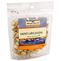 Wild Oats Natural Roasted & Salted Pistachios, 6.25-Ounce Bags (Pack of 9)