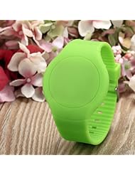 Youyoupifa Green Silicone Fashion LED Digital Display Plastic Strap(Unisex)