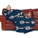 Nashville Predators NHL Adult Comfy Throw Blanket w/ Sleeves