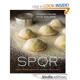 SPQR: Modern Italian Food and Wine [Kindle Edition]