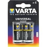 VARTA BATTERY C2 VARTA C Cell Alkaline Batteries - 2 pack