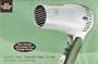 Sharper Image Ionic Travel Hair Dryer Cord-Reel