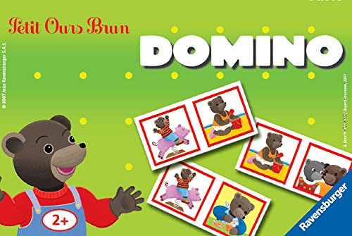 Ravensburger - 24213 - Jeu éducatif premier âge - Domino Petit Ours Brun