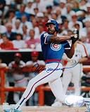 Andre Dawson Chicago Cubs Action 8x10 Autographed Photograph