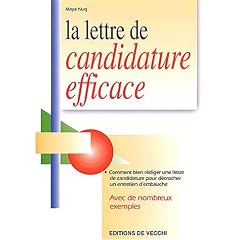 La lettre de candidature efficace
