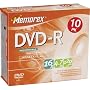 Memorex 4.7Gb/16x DVD-R (10-Pack Slim Case)