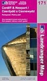 Cardiff and Newport, Pontypool (Landranger Maps) (OS Landranger Map)